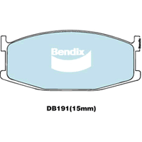 Brake Disc Pad Set  Bendix DB191 GCT For MAZDA 626 CB 2.0