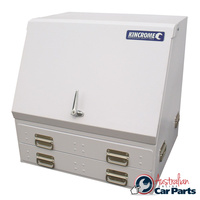 KINCROME Upright Truck Box 2 Drawer White 51202W NEW