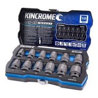Kincrome LOK-ON™ IMPACT SOCKET SET 12 PIECE 1/2" drive K27070