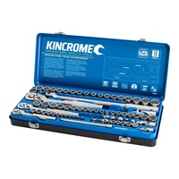 KINCROME Socket Set 74 Piece 1/4, 3/8 & 1/2" Drive - Metric & Imperial K28041