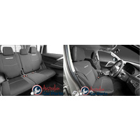Seat covers Front & Rear set Neoprene suitable for Mitsubishi Pajero Sport QE Genuine 2016-