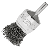 Crimped End Wire Brush (1") T&E Tools 1602