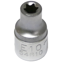 E10 1/2" Drive E-Series Female Torx Sockets (Standard Length) T&E Tools 54610