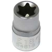 E18 1/2" Drive E-Series Female Torx Sockets (Standard Length) T&E Tools 54618