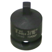 No.73406P - 3/16" x 3/8" Drive Square Pipe Plug Socket (Male)