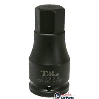 1.1/16" x 3/4" Drive SAE In-Hex Impact Socket T&E Tools 75934