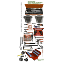 158Pc. Agricultural Tool Set T&E Tools 9158