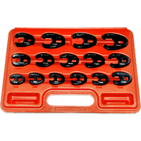 Metric Flare Nut Crowsfoot Wrenches 15 Piece Set T&E Tools 93915