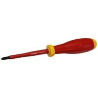 VDE Electrical Insulated Phillips Screwdriver (#2 x 100mm) T&E Tools A82100-I