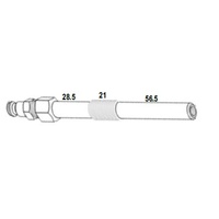 M12 x 1.25mm x 106mm Diesel Glow Plug Adaptor T&E Tools OT080