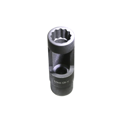 17mm 12Pt. Open Side Sensor/ Injector Socket 80mm long T&E Tools 4031