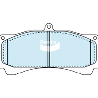 1 set x Bendix Street Road & Track Brake Pad DB1933SRT 1 set x Bendix Street Road & Track Brake Pad DB1933SRT