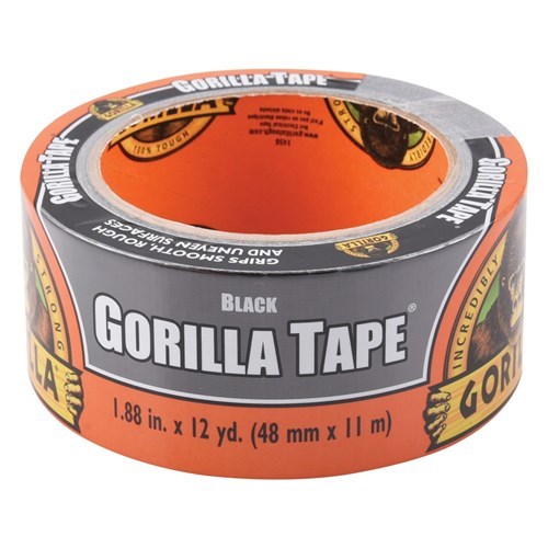BLACK GORILLA® TAPE 11M X 48MM WEATHER-RESISTANT SHELL 60012 