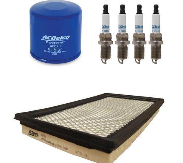 OIL AIR FILTER SPARK PLUG PLATINUM SERVICE KIT ACDelco 