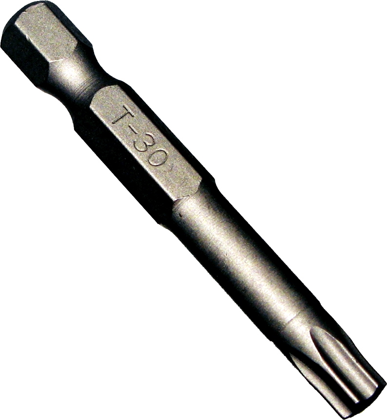 T30 TX30 TT30 Torx Pin Bit – 1/4” Hex Drive, 25mm, CR-V Steel, Inoxca UK, Pick Quantity