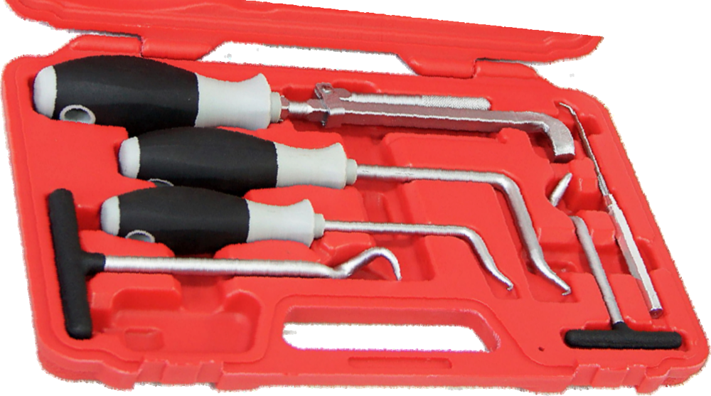 6-Piece Master Seal Remover & Soft Hose Pick Set – Auto Car Body Repair Tool Kit
