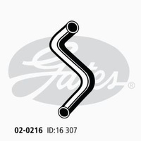 Heater Hose GATES 02-0216 for SUBARU LEONE 1.6L 1.8L 4 Cyl. 8v OHV CARB