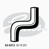 Heater Hose Gates 02-0312 for Toyota 4 Runner Hilux Surf VZN130 3L AWD Petrol