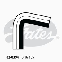 Heater Hose GATES 02-0394 for NISSAN PULSAR N14 1.6L 10/91-10/95 FWD PETROL