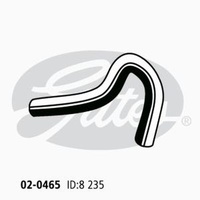 Gates Heater Hose 02-0465 for FORD TELSTAR 1983-1989 2L Petrol