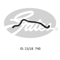 Heater Hose GATES 02-0605 for NISSAN PULSAR N15 1995-2000 1.6L Petrol