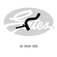Lower Radiator Hose GATES 02-0905 for MORRIS MINI 1962-1969 1.3L Petrol