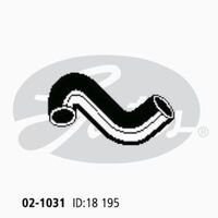 Heater Hose Gates 02-1031 for Toyota 4 Runner Hilux 3L AWD Petrol