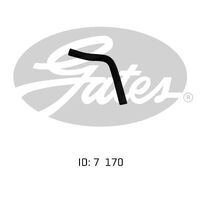 Heater Hose Gates 02-1069 For FORD LASER 1999-2002 1.6L Petrol