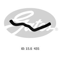 Heater Hose Gates 02-1082 for NISSAN PATROL Y61 GU 2.8L 1998-00 AWD DIESEL