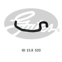 Heater Hose Gates 02-1128 for FORD COURIER PE PG 2.6L PETROL