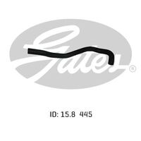 Heater Hose Gates 02-1155 for NISSAN PATROL GU 4.5L 1997-01