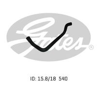 Heater Hose Gates 02-1172 For Toyota Hilux 1997-2005 3L Diesel