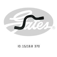 Heater Hose Gates 02-1201 for FORD FOCUS LR 1.8L 2L 2002-2005 FWD PETROL