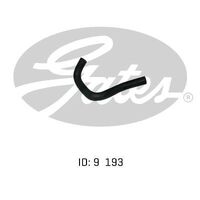 Heater Hose Gates 02-1204 for FORD FESTIVA WB WD WF
