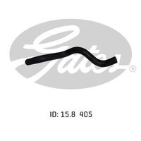 Heater Hose Gates 02-1342 for HONDA JAZZ GE2 GD GE3 1.3L 2002-2008 PETROL