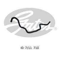 Heater Hose Gates 02-1406 for MAZDA 2 DE DH 1.5L 2007-2014 PETROL