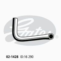 Heater Hose Gates 02-1428 for NISSAN SKYLINE R31 3L 1986-1990 PETROL