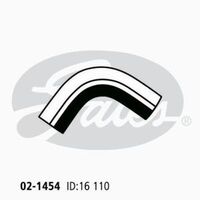 Heater Hose Gates 02-1454 for Toyota Cressida MX83 3L 1988-1993 Petrol