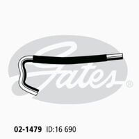 Heater Hose Gates 02-1479 for Toyota Landcruiser Prado 3L