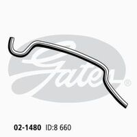 Heater Hose Gates 02-1480 for Toyota Landcruiser Prado 3L