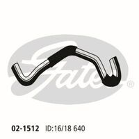 Heater Hose Gates 02-1512 for Toyota Camry SXV20 2.2L 1997-2002 Petrol