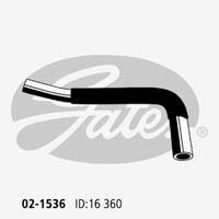 Heater Hose Gates 02-1536 for KIA RIO BC 1.5L 2000-2005 PETROL