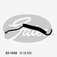 Heater Hose Gates 02-1543 for HOLDEN CAPTIVA 7 CG 2L 2007-2011 DIESEL