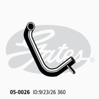 Radiator Hose Lower Gates 05-0026 for MORRIS 1100 1.1L 1.3L