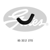Upper Radiator Hose Gates 05-0101 For HOLDEN TORANA LC 2.3L 06/71-01/72 RWD PETROL
