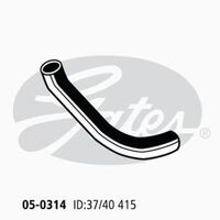 Radiator Hose Lower Gates 05-0314 for MERCEDES-BENZ 350SE W116 3.5L 1973-76