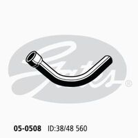 Radiator Hose Upper Gates 05-0508 for 4.9L BEDFORD E SERIES 1970-1979