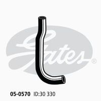Radiator Hose Upper Gates 05-0570 for Toyota Corolla 1.6L 1981-1985 Petrol