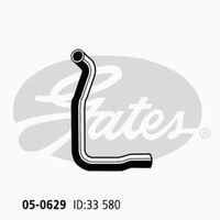 Radiator Hose Lower Gates 05-0629 for NISSAN UTE 720 1982-1984 DIESEL