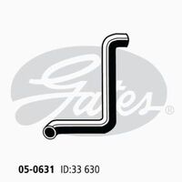 Radiator Hose Lower Gates 05-0631 for NISSAN 720 2.2L 1983-1986 PETROL